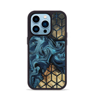 iPhone 14 Pro Wood Phone Case - Darion (Pattern, 809423)