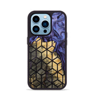 iPhone 14 Pro Wood Phone Case - Spencer (Pattern, 809426)