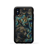 iPhone Xs Wood Phone Case - Darian (Pattern, 809428)