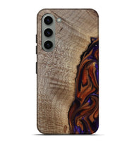 Galaxy S23 Plus Wood Live Edge Phone Case - Uriel (Red, 809445)