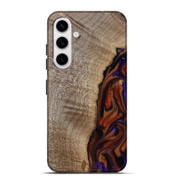 Galaxy S25 Plus Wood Live Edge Phone Case - Uriel (Red, 809445)