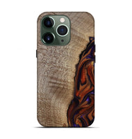 iPhone 13 Pro Wood Live Edge Phone Case - Uriel (Red, 809445)