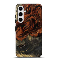 Galaxy S25 Plus Wood Live Edge Phone Case - Lupe (Red, 809459)