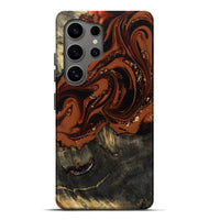 Galaxy S25 Ultra Wood Live Edge Phone Case - Lupe (Red, 809459)