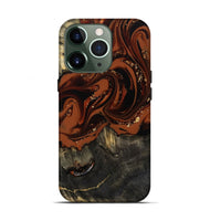 iPhone 13 Pro Wood Live Edge Phone Case - Lupe (Red, 809459)