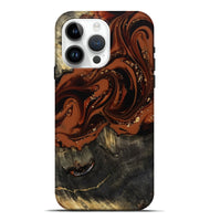 iPhone 15 Pro Max Wood Live Edge Phone Case - Lupe (Red, 809459)