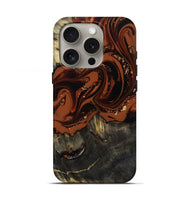 iPhone 16 Pro Wood Live Edge Phone Case - Lupe (Red, 809459)