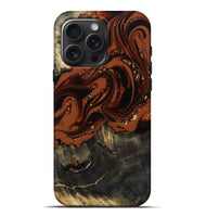 iPhone 16 Pro Max Wood Live Edge Phone Case - Lupe (Red, 809459)