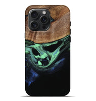 iPhone 16 Pro Max Wood Live Edge Phone Case - Analia (Green, 809461)