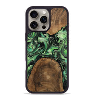 iPhone 16 Pro Max Wood Phone Case - Adan (Green, 809747)