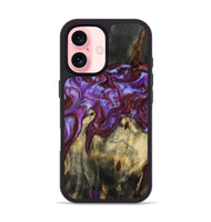 iPhone 16 Wood Phone Case - Jaylee (Purple, 809821)