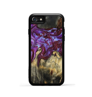 iPhone SE Wood Phone Case - Jaylee (Purple, 809821)