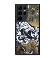 Galaxy S22 Ultra Wood Phone Case - Lorrie (Black & White, 809894)