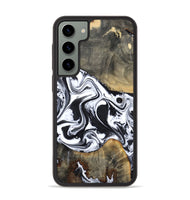 Galaxy S23 Plus Wood Phone Case - Lorrie (Black & White, 809894)