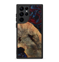 Galaxy S22 Ultra Wood Phone Case - Donie (Red, 809930)