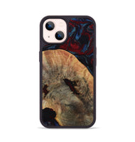 iPhone 14 Wood Phone Case - Donie (Red, 809930)