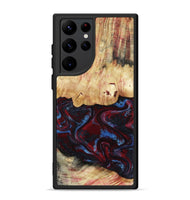 Galaxy S22 Ultra Wood Phone Case - Sharla (Red, 810136)