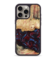 iPhone 16 Pro Max Wood Phone Case - Sharla (Red, 810136)
