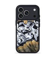 iPhone 17 Pro Wood Phone Case - Jayceon (Black & White, 810143)