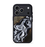 iPhone 17 Pro Wood Phone Case - Krish (Black & White, 810314)