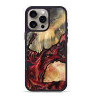 iPhone 16 Pro Max Wood Phone Case - Mario (Red, 810347)