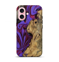 iPhone 17 Wood Live Edge Phone Case - Shelton (Purple, 810398)