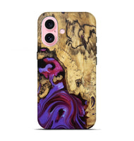 iPhone 17 Wood Live Edge Phone Case - Kaycee (Purple, 810400)