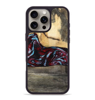 iPhone 16 Pro Max Wood Phone Case - Ervin (Red, 810448)