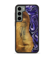 Galaxy S23 Plus Wood Phone Case - Tomika (Purple, 810462)