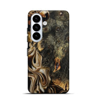 Galaxy S26 Wood Live Edge Phone Case - Joanna (Black & White, 810795)
