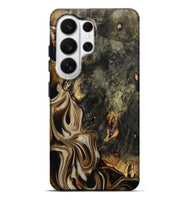 Galaxy S26 Ultra Wood Live Edge Phone Case - Joanna (Black & White, 810795)