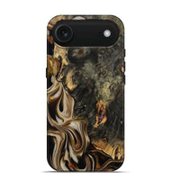 iPhone 17 Air Wood Live Edge Phone Case - Joanna (Black & White, 810795)