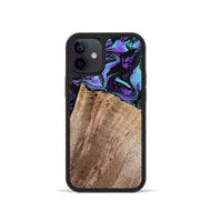 iPhone 12 mini Wood Phone Case - Rio (Purple, 810802)
