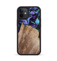 iPhone 12 Wood Phone Case - Rio (Purple, 810802)