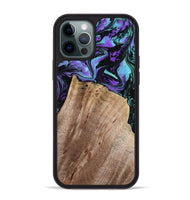 iPhone 12 Pro Max Wood Phone Case - Rio (Purple, 810802)