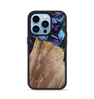 iPhone 14 Pro Wood Phone Case - Rio (Purple, 810802)