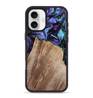 iPhone 16 Plus Wood Phone Case - Rio (Purple, 810802)