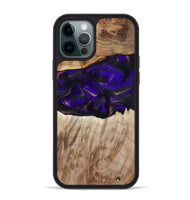 iPhone 12 Pro Max Wood Phone Case - Ronda (Purple, 810806)