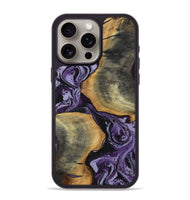iPhone 15 Pro Max Wood Phone Case - Dorsey (Purple, 810809)