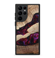 Galaxy S22 Ultra Wood Phone Case - Maura (Red, 810812)