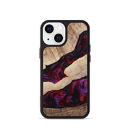 iPhone 13 mini Wood Phone Case - Maura (Red, 810812)