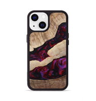iPhone 13 Wood Phone Case - Maura (Red, 810812)