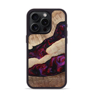 iPhone 15 Pro Wood Phone Case - Maura (Red, 810812)