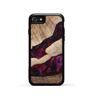 iPhone SE Wood Phone Case - Maura (Red, 810812)