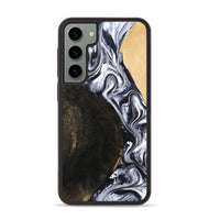 Galaxy S23 Plus Wood Phone Case - Hedwig (Black & White, 810813)