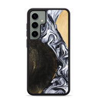 Galaxy S24 Plus Wood Phone Case - Hedwig (Black & White, 810813)