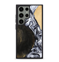 Galaxy S24 Ultra Wood Phone Case - Hedwig (Black & White, 810813)