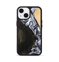iPhone 13 Wood Phone Case - Hedwig (Black & White, 810813)