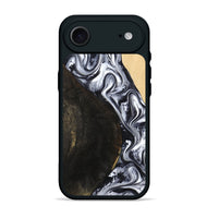 iPhone 17 Air Wood Phone Case - Hedwig (Black & White, 810813)