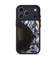 iPhone 17 Pro Wood Phone Case - Hedwig (Black & White, 810813)
